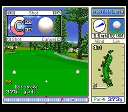 Pebble Beach Golf Links (USA) In game screenshot